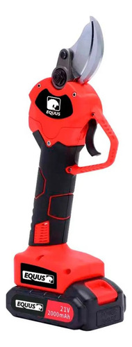 Mini Podadora Inalámbrica A Batería Equus Rojo - Imagen 2
