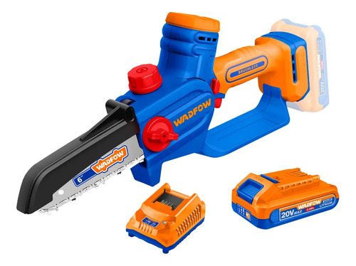 Mini Motosierra Wadofw A Bateria 20v 2ah Accesorios Wclp562 Azul
