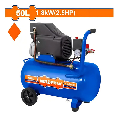 Compresor De Aire 50lt 2.5hp Wadfow Wap3a50 Azul 50 Hz Monofásica - Imagen 2