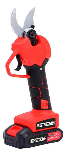 Mini Podadora Inalámbrica A Batería Equus Rojo