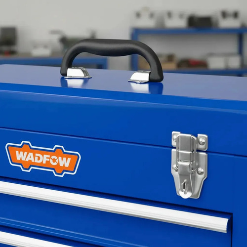 Caja Porta Herramientas 120 Piezas Metálica Wadfow 3 Niveles Azul - Imagen 3