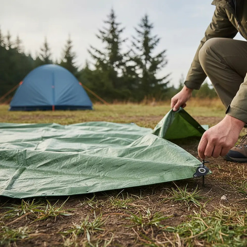 Lona Impermeable Multiuso Secur 4 X 6m Verde - Imagen 2