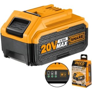 Bateria 4ah Litio 20v Volt Ingco Para Linea Multiple Herrami