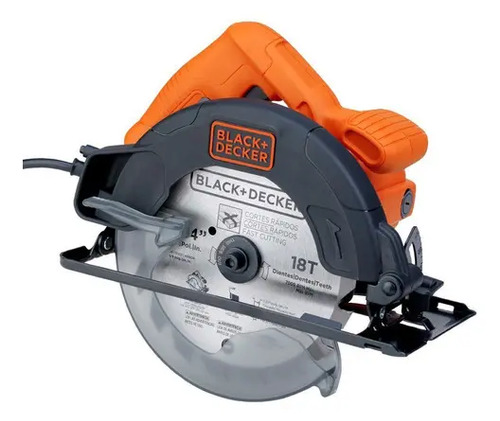 Sierra Circular B+d 1400w 7 1/4 Con Guia Cs1004 Naranja