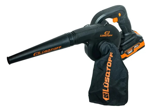 Soplador Aspirador Inalámbrico 18v C/bat 4ah Spl2.6-9bk Negro Con Naranja