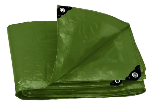 Lona Impermeable Multiuso Secur 4 X 6m Verde
