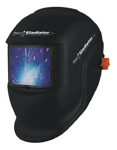 Máscara De Soldar True Color Lens Gladiator Negro Liso