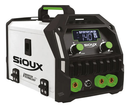 Soldadora Sioux Sinérgica Inv Mig Elec 140amp + 1kg Alambre Blanco - Imagen 2