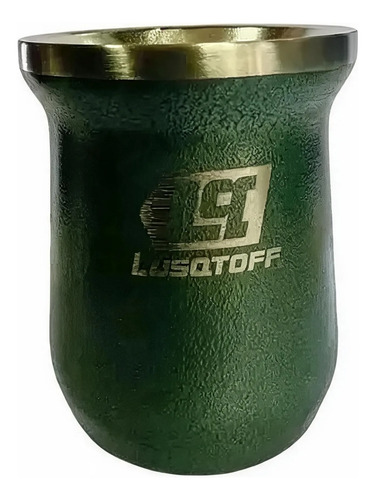 Mate Acero Inoxidable 300 Ml Lusqtoff Verde Liso
