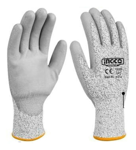 Par De Guantes Anticorte Xl Hgcg02 Xl Ingco Gris