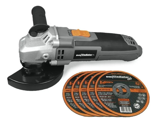 Taladro + Amoladora Gladiator Tp413/6-aa415/2/220k 10 Discos Gris Oscuro 50/60 - Imagen 2