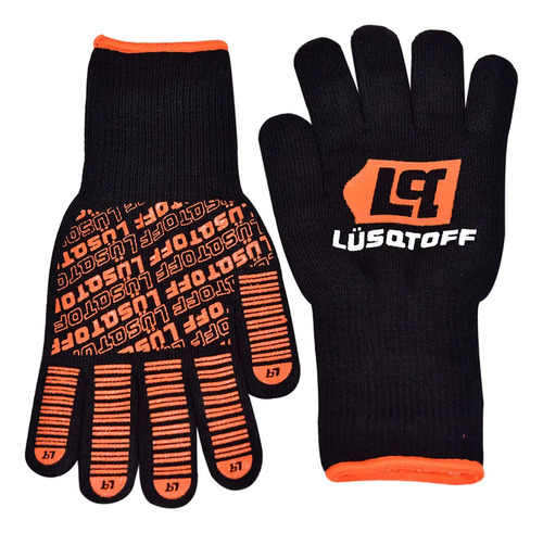 Guantes Resistentes Altas Temperaturas Lusqtoff Grcl800-10 Negro