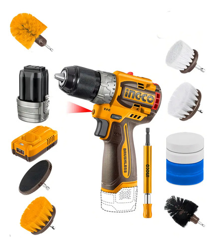 Atornillador A Bateria 13mm 60nm Compact Cosli240786 Naranja Claro 50hz/60