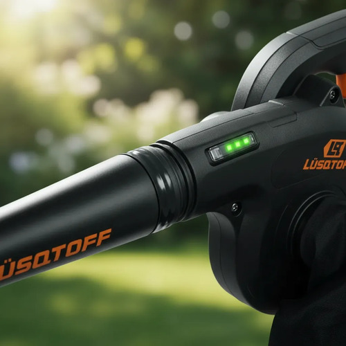 Soplador Aspirador Inalámbrico 18v C/bat 4ah Spl2.6-9bk Negro Con Naranja - Imagen 3