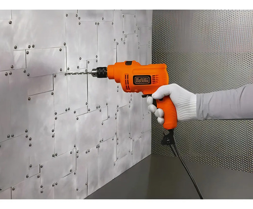 Taladro Percutor B+d 550w 1/2 V.v.r Hd555 Naranja 50 Hz - Imagen 3