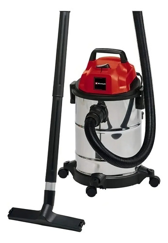 Aspiradora Industrial Einhell Expert Tc-vc 1820 S De Tambor 20 L Para Líquidos Y Sólidos Rojo/plata - Imagen 2
