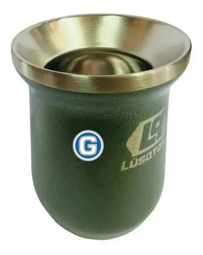 Mate Acero Inoxidable Térmico 300 Ml Lusqtoff Verde Liso - Imagen 2
