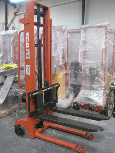 Apilador Transpaleta Manual 2000kg 1.6m Equus Rojo Ms20-16 Rojo - Imagen 3
